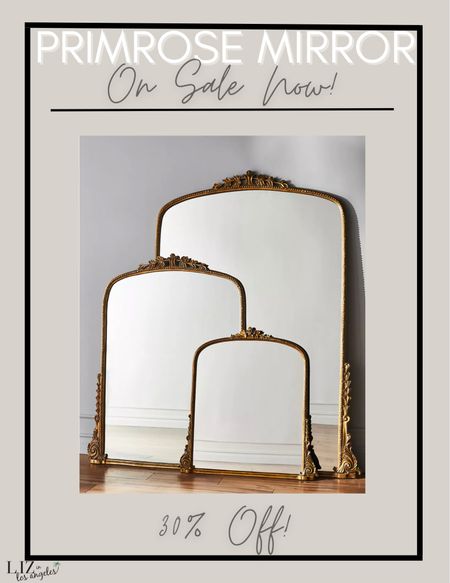 The Anthropologie mirrors are one of the hottest items in home decor and they are currently on sale.  These gold mirrors are a great item for your bedroom decor or living room decor 

#LTKFind #LTKhome