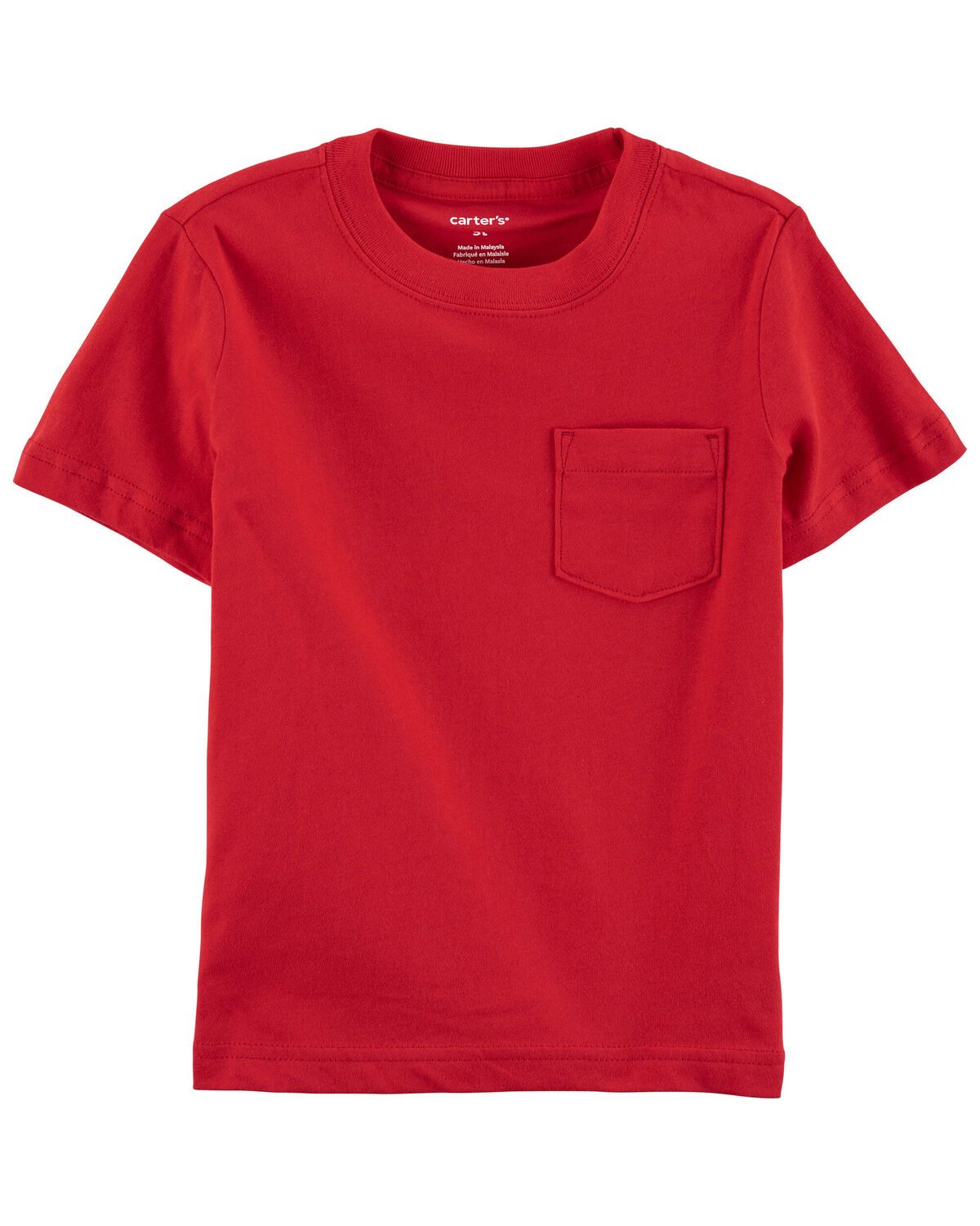 Red Baby Pocket Jersey Tee | carters.com | Carter's