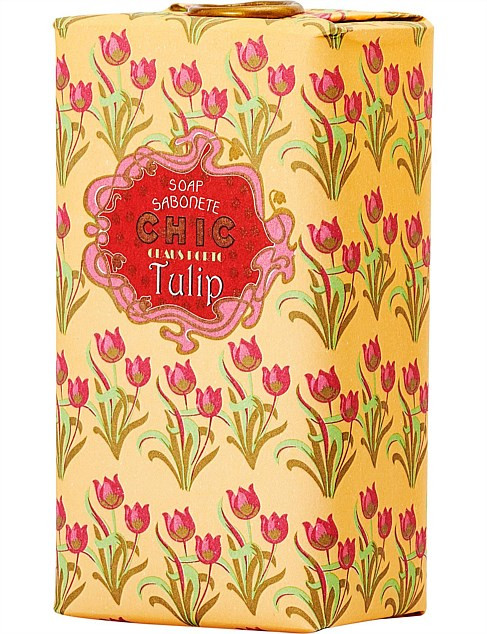 Claus Porto Chic -Tulip Wax Sealed Soap Bar 150gm | David Jones | David Jones (Australia & New Zealand)