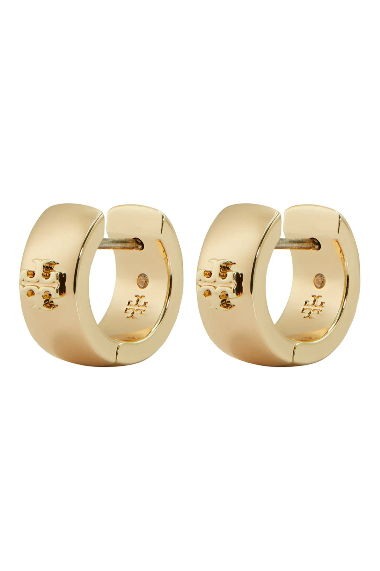 Tory Burch Icon Huggie Earrings (Women) | Nordstrom | Nordstrom