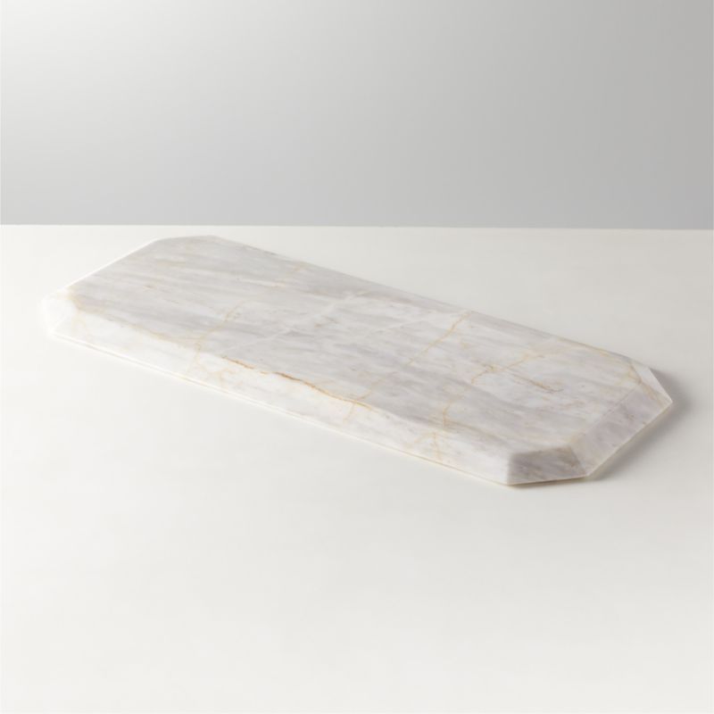 Century Marble Server | CB2 | CB2