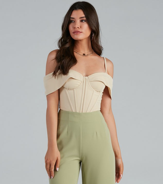 Forever Femme Cold Shoulder Corset | Windsor Stores