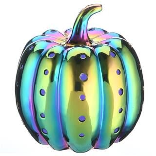 12" LED Iridescent Pumpkin Décor | Michaels Stores