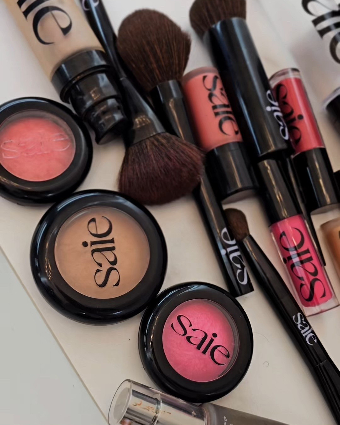 Getting ready from the chair looks a little different, and my Saie routine keeps it to about 15 minutes 💄 Everything I reach for is linked here, from skincare prep to the perfume I finish with. 

#LTKdayinmylife #LTKBeauty