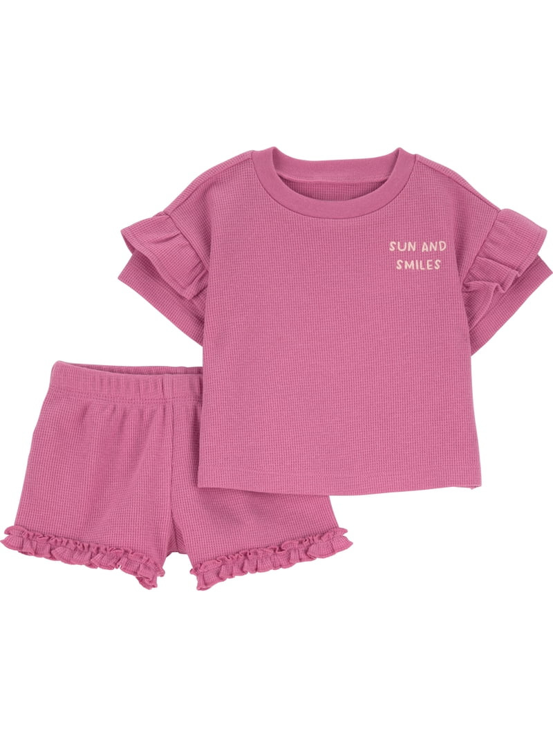 Carter's Child of Mine Baby Girl Outfit Set, 2-Piece, Sizes 0/3-12 Months | Walmart (US)
