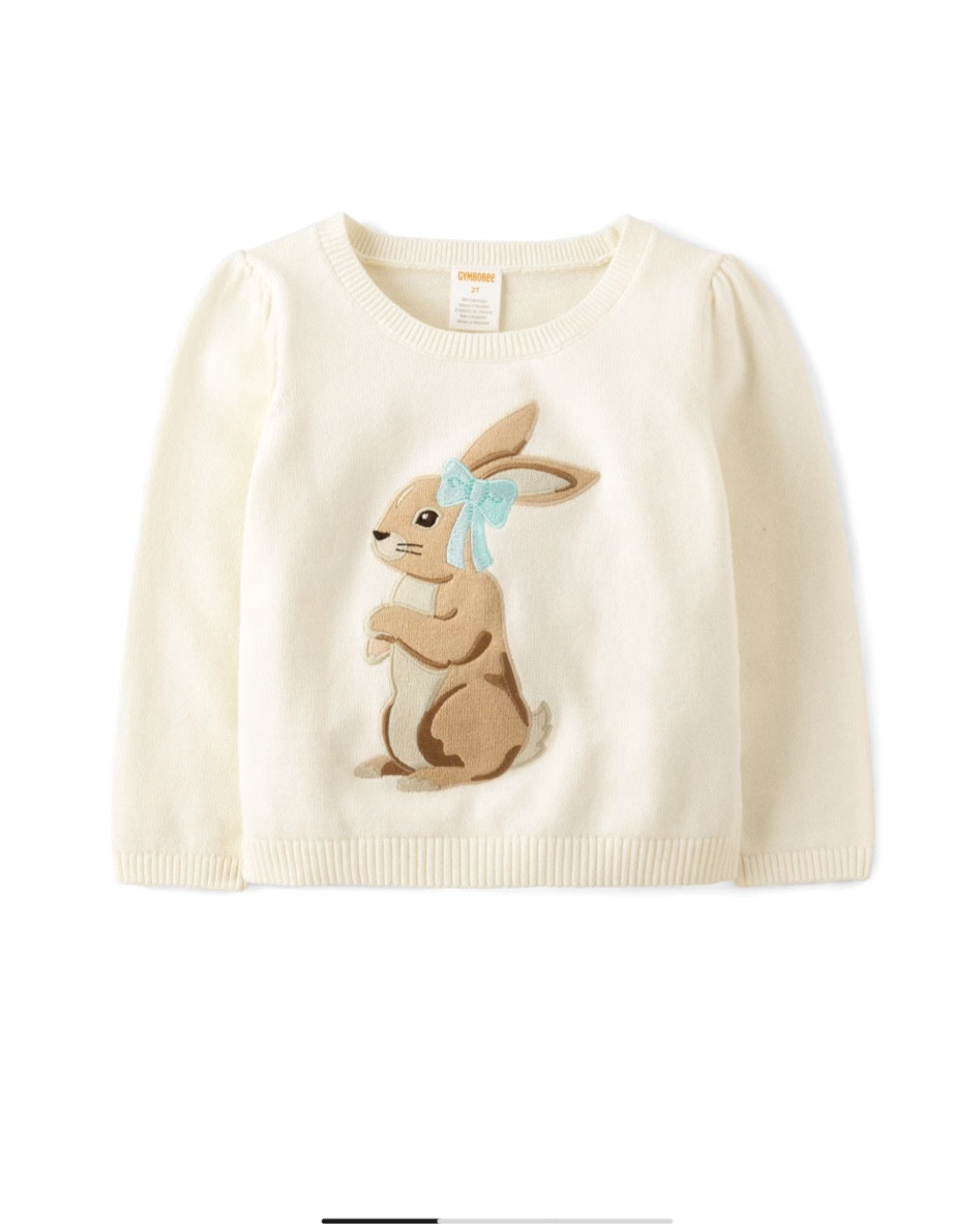 Easter sweater for girls / bows / coquette / boys option linked below 

#LTKbaby #LTKfamily #LTKkids