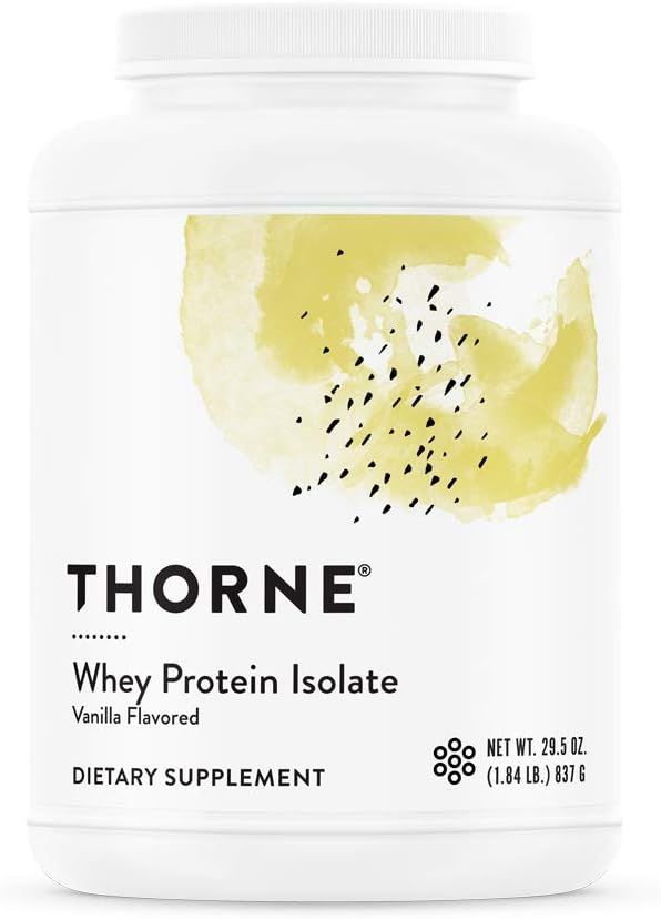 Thorne Whey Protein Isolate - 21 Grams of Easy-to-Digest Whey Protein Powder - NSF Certified for ... | Amazon (US)