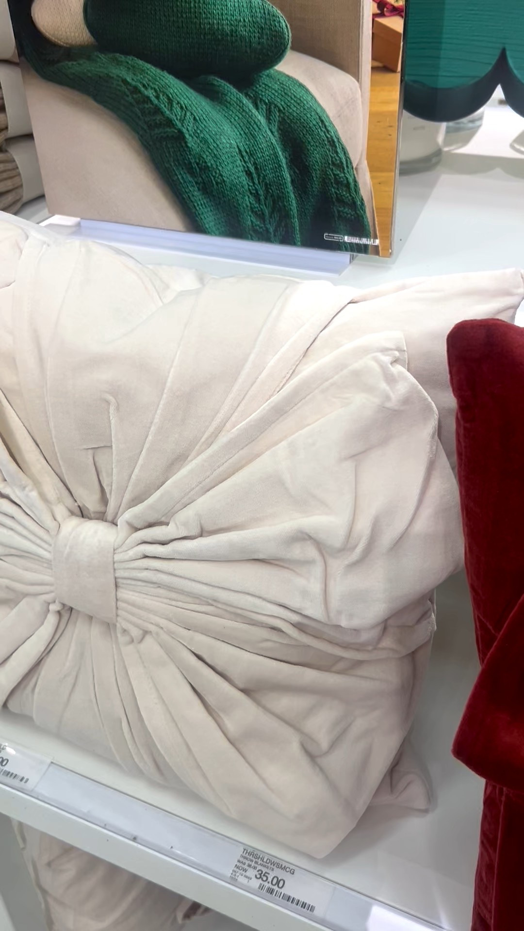 Bow Pillow by Studio McGee

Adorable bow  pillow to add to your holiday decor, sold at Target  

#LTKSeasonal #LTKGiftGuide #LTKHoliday