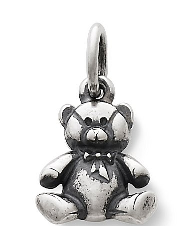 James Avery Stuffed Teddy Bear Charm - Silver | Dillard's