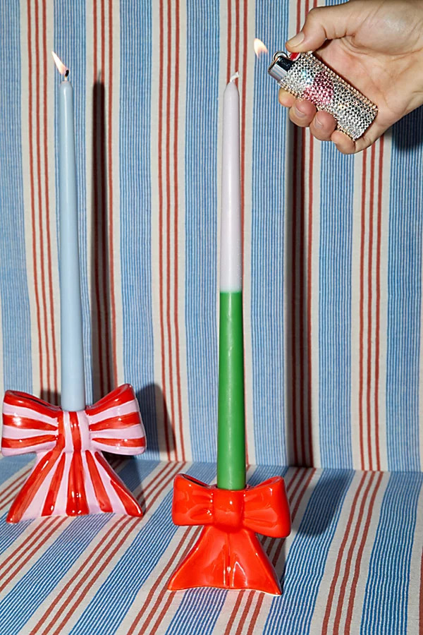 DOIY Bow Taper Candle Holder | Urban Outfitters (US and RoW)