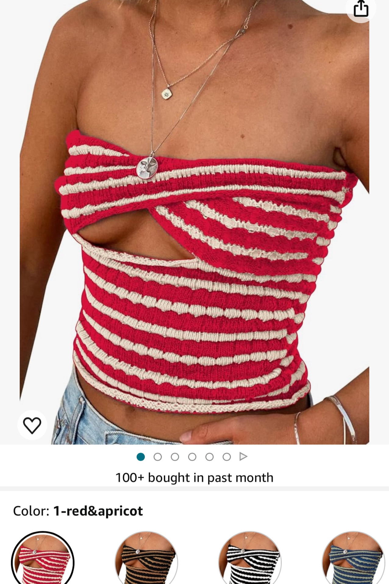 Cute Women Striped Knit Bandeau Top Sexy Strapless Sleeveless Twist Front Hollow Out Backless Tube Crop Top Party from amazon #amazon #fourthofjuly #stripes #redwhiteblue

#LTKFindsUnder50 #LTKStyleTip #LTKSeasonal