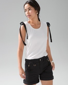 Tie Shoulder Tank | White House Black Market