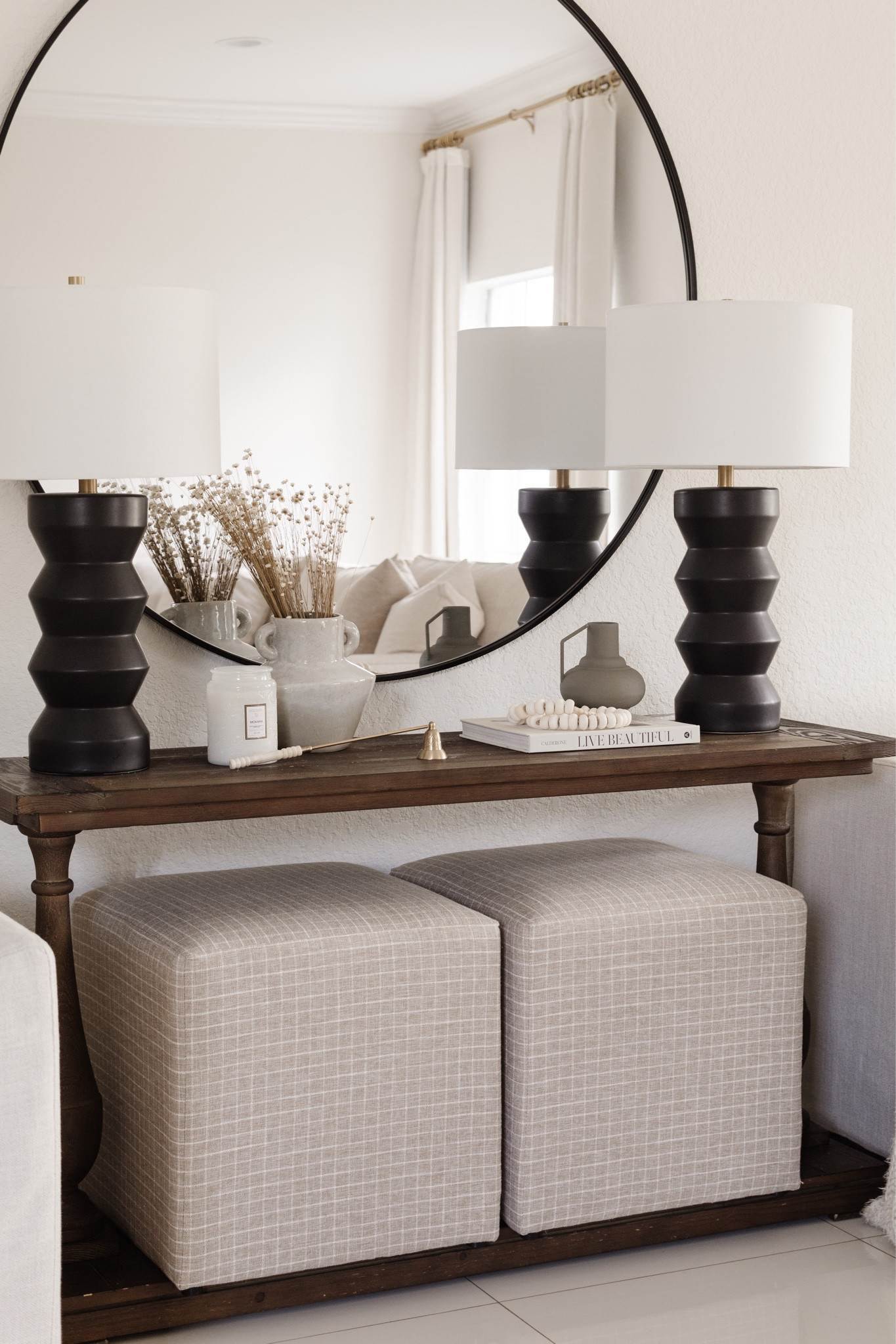 This console table and mirror are part of the WAYDAY deals! Unfortunately the lamps are not on sale but they are back in stock! 


#LTKsalealert #LTKhome #LTKFind