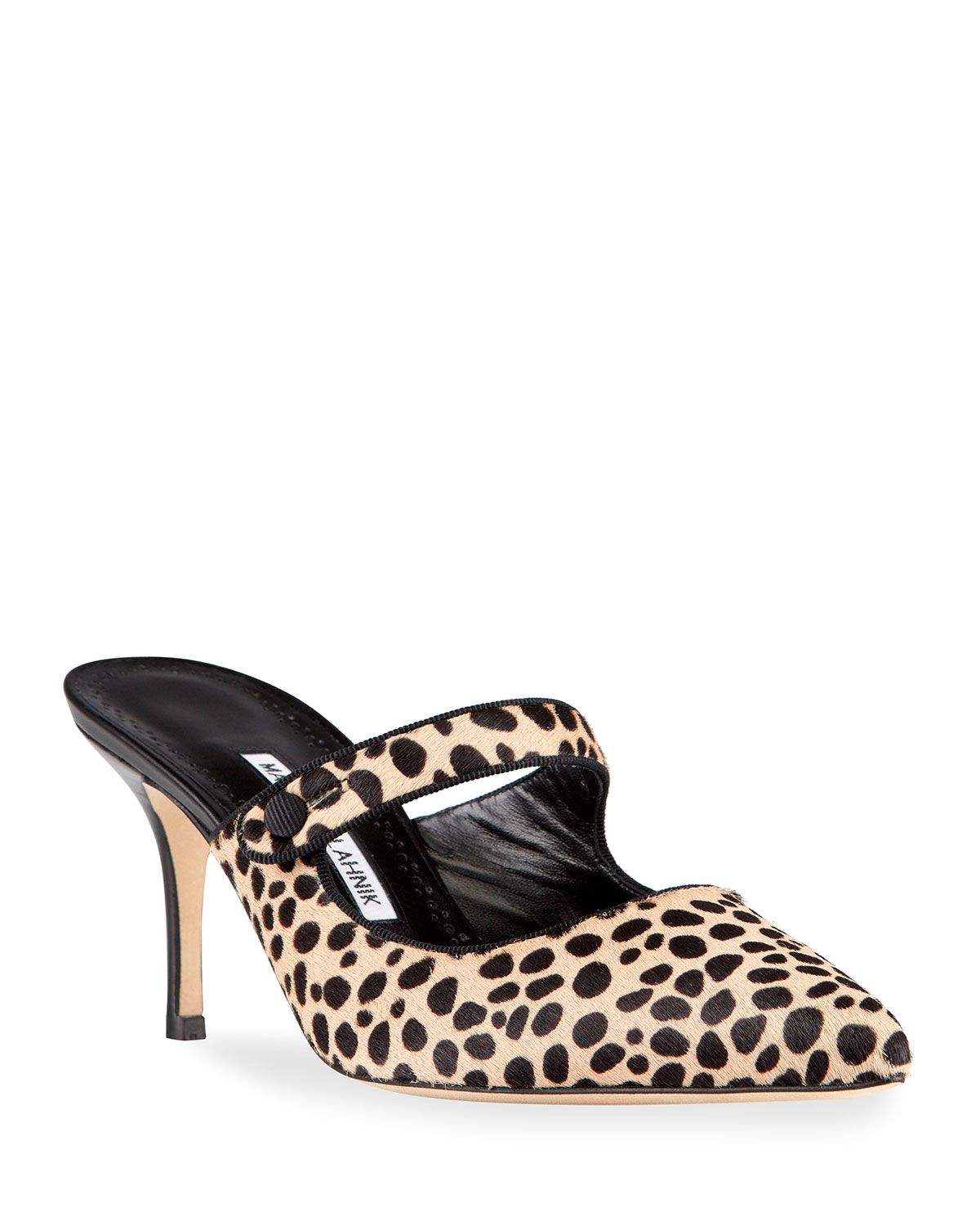 Campari Leopard Mary Jane Mules | Neiman Marcus