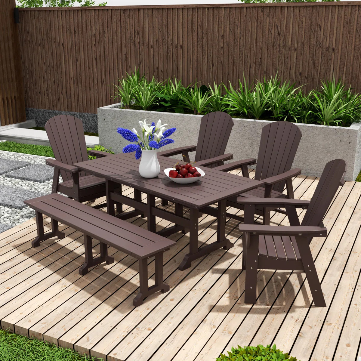 Altura 6 - Person Patio Dining Set with Rectangular Table | Wayfair North America