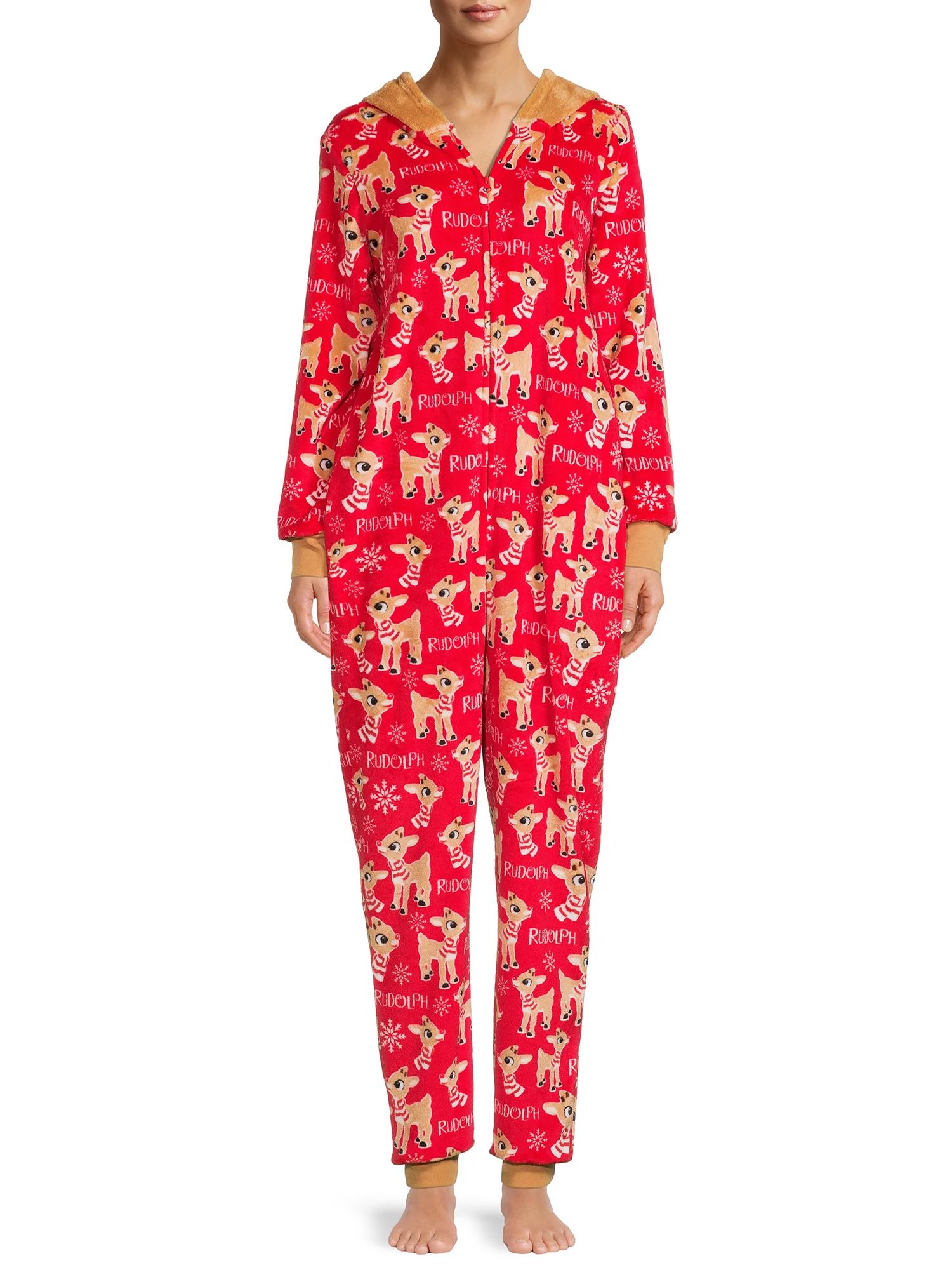 Rudolph Women’s Super Minky Union Suit with Pockets - Walmart.com | Walmart (US)