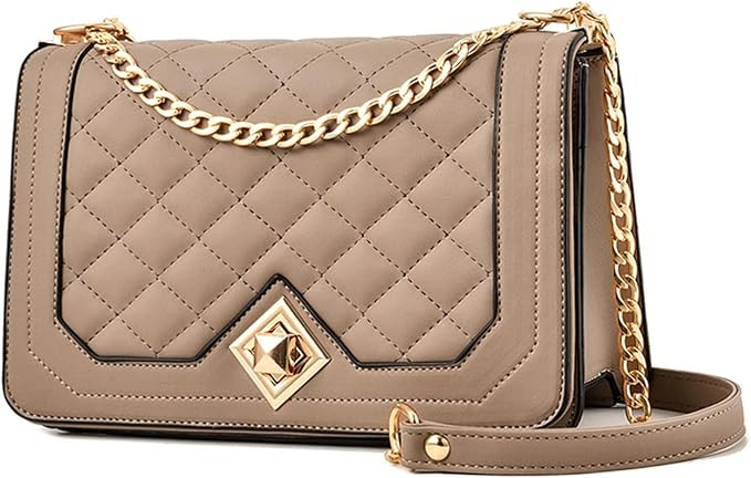 Crossbody Bags for Women Small Handbags PU Leather Shoulder Bag Ladies Purse Evening Bag Quilted ... | Amazon (US)