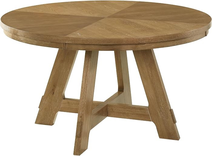 Coaster Home Furnishings - Danvers - Wood - 54-Inch Round Dining Table with Flared Legs and Venee... | Amazon (US)