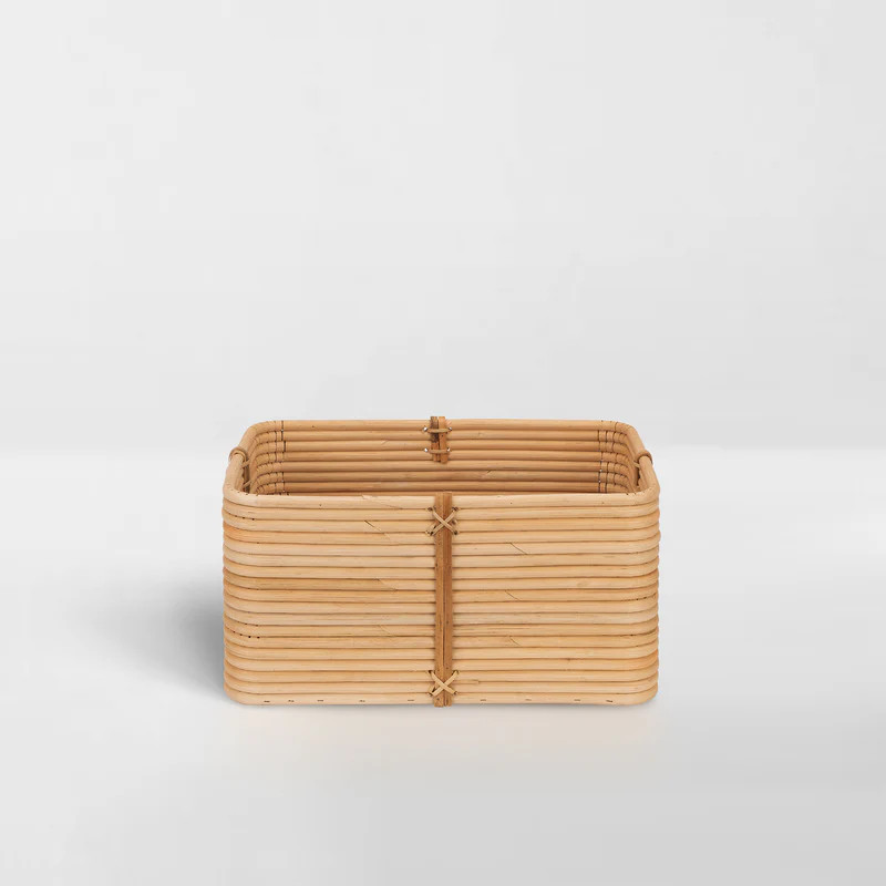 Reeded Rattan Bin | NEAT Method