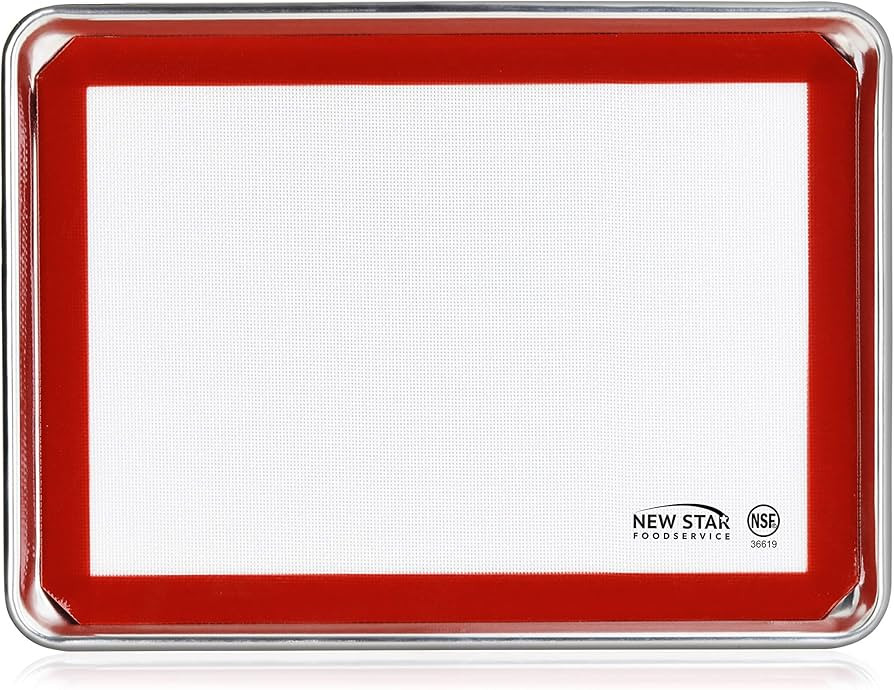 Amazon.com: New Star Foodservice 38439 Commercial-Grade 18-Gauge Aluminum Sheet Pan/Bun Pan & Sil... | Amazon (US)