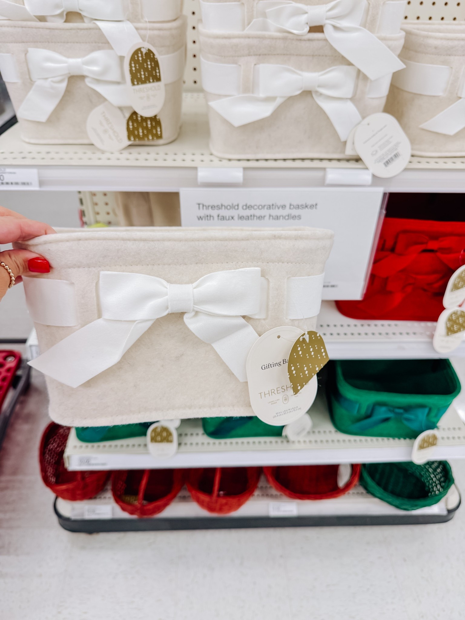 bow baskets 🎯 so cute to fill with gifts or for home use! 

#LTKHome #LTKGiftGuide #LTKHoliday