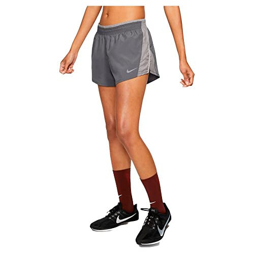 Nike Women's 10K Running Shorts, Gunsmoke/Atmosphere Grey/Wolf Grey, Medium | Amazon (US)