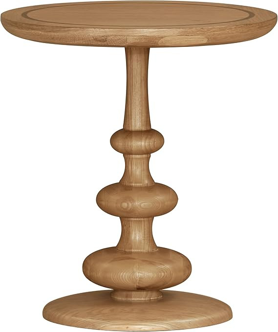 Mark&Day End Table - Todmorden Traditional Brown Round End Tables for Living Room, Bedroom Night ... | Amazon (US)