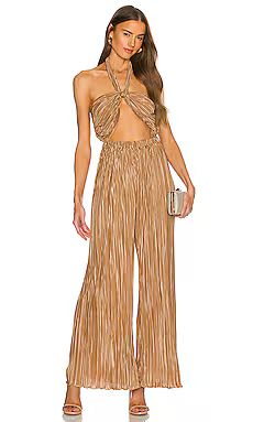 LPA Baina Jumpsuit in Brown from Revolve.com | Revolve Clothing (Global)