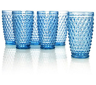 Martha Stewart Set of 6 Hobnail Glass Tumblers | QVC