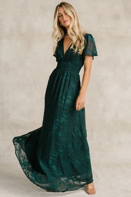 Baltic Born Noelle Maxi Dress | Dark Green - Noelle Maxi Dress | Dark Green | Shop.app