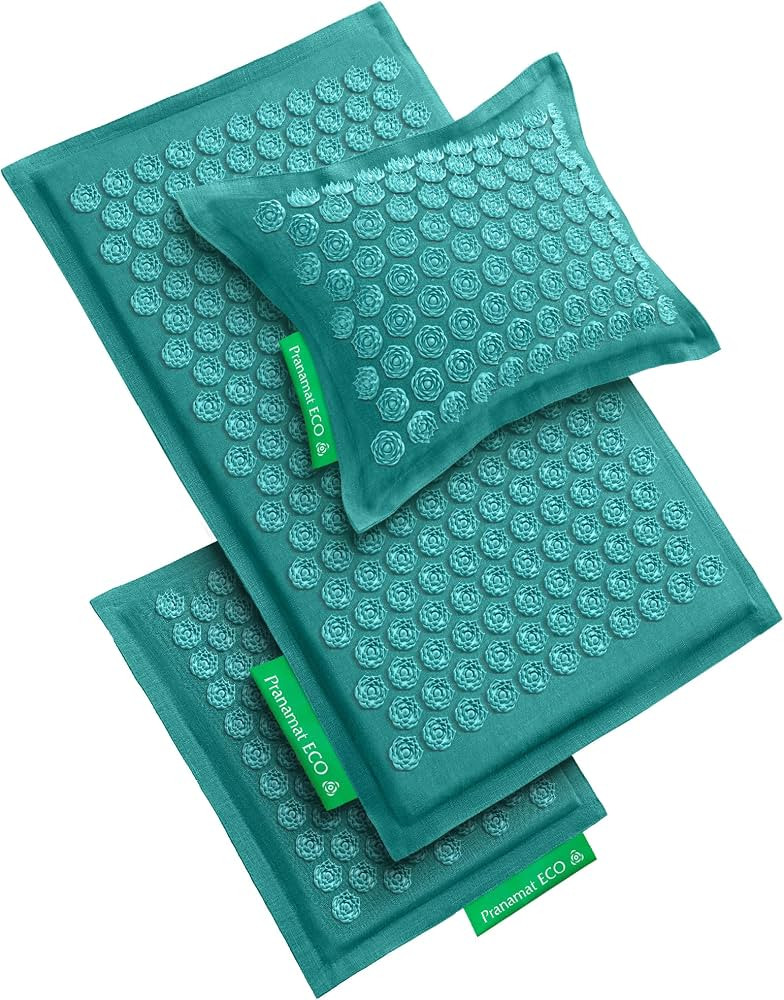 Acupressure Large & Small Mat with Pillow Set, Premium Acupressure Therapy for Pain Relief and Re... | Amazon (US)