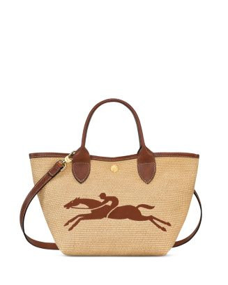 Longchamp Le Panier Pliage Small Top Handle Raffia Tote  | Bloomingdale's Handbags | Bloomingdale's (US)