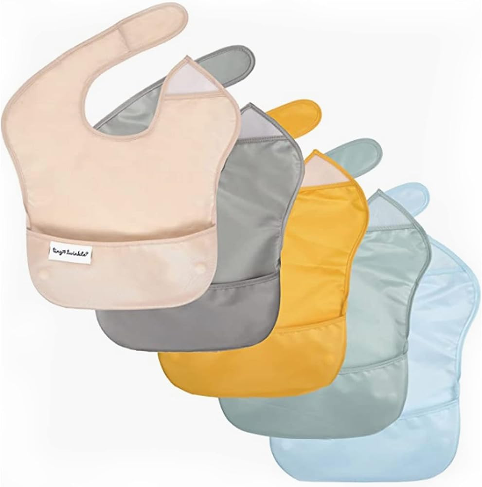 Tiny Twinkle Mess-Proof Baby Bib - Waterproof Bib for Baby Boy or Girl - PFAS, PVC, BPA, Phthalat... | Amazon (US)
