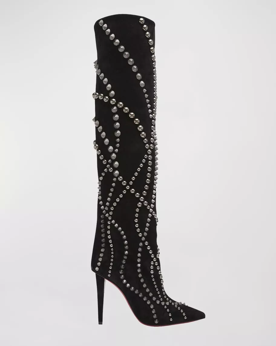 Neiman marcus over hot sale the knee boots