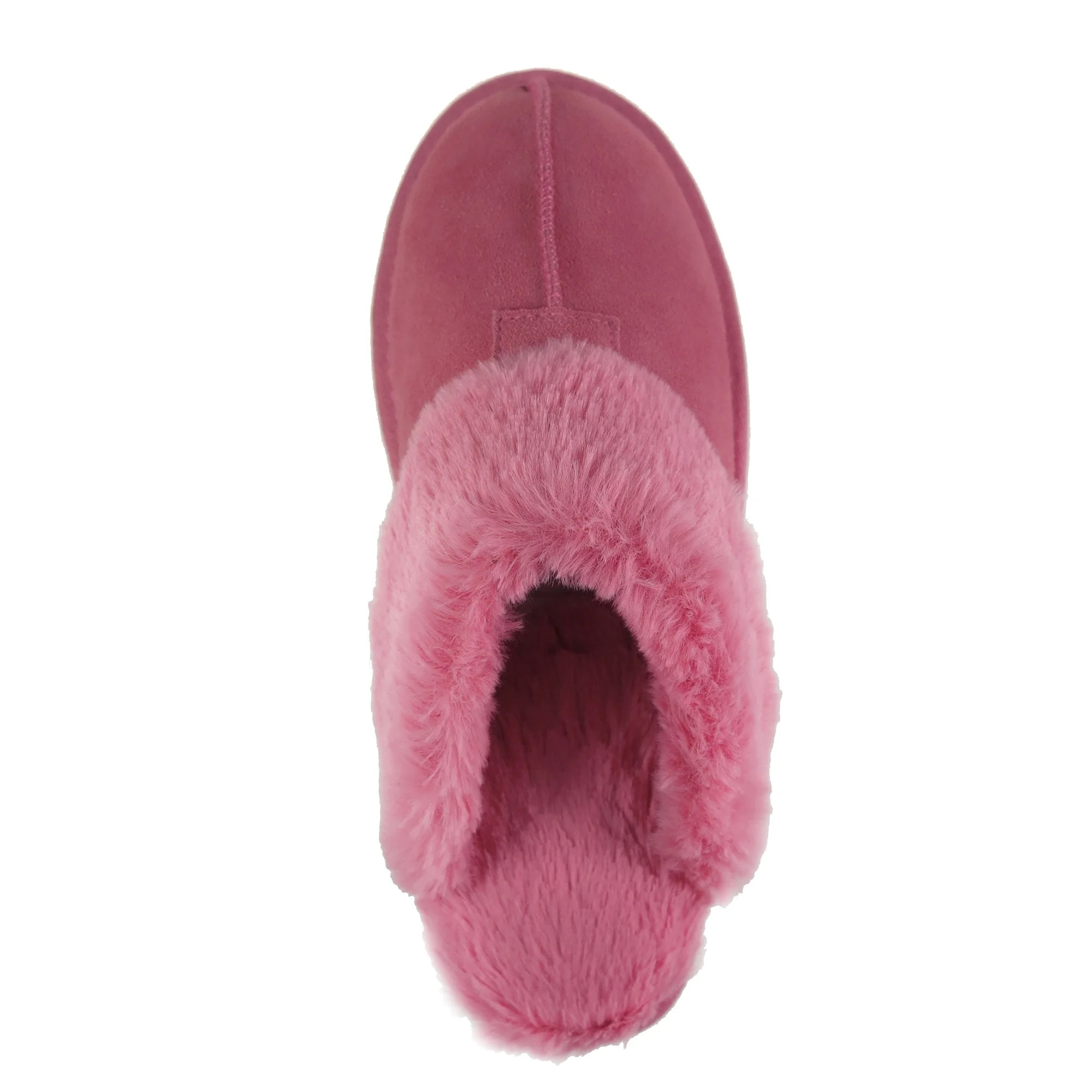 Joyspun Women's Suede Platform Clog Slippers | Walmart (US)