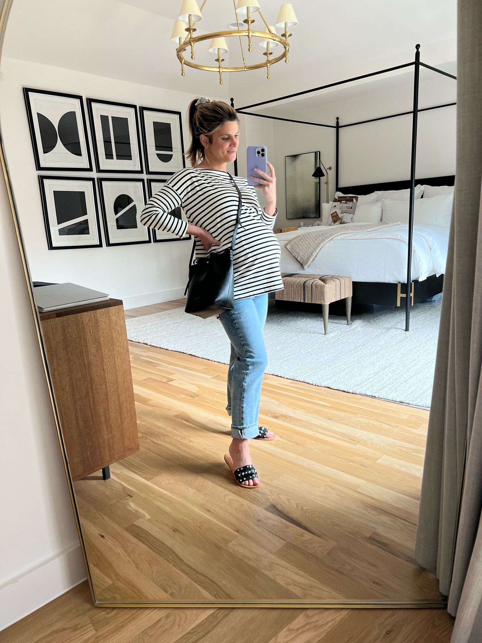 Maternity jeans looks 