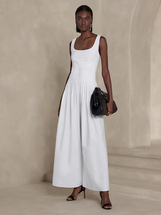 Ness Poplin Jumpsuit | Banana Republic (US)
