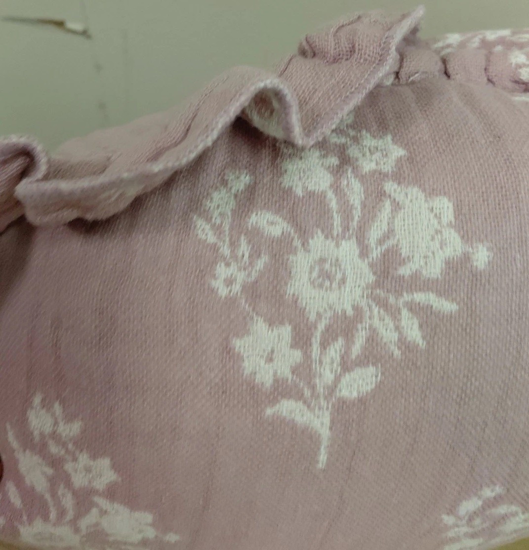 Threshold Studio McGee Decorative Pillow 18in Round Pink Floral  Removable Cover | eBay US