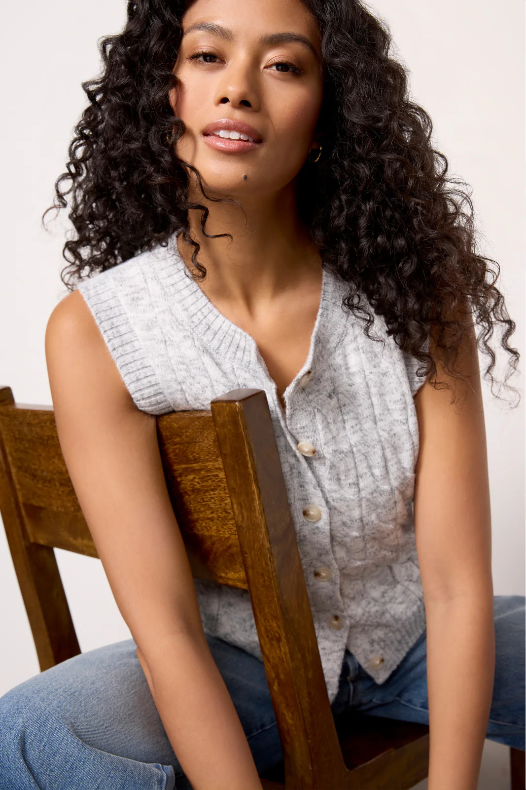 Anaya Cable Vest | Evereve