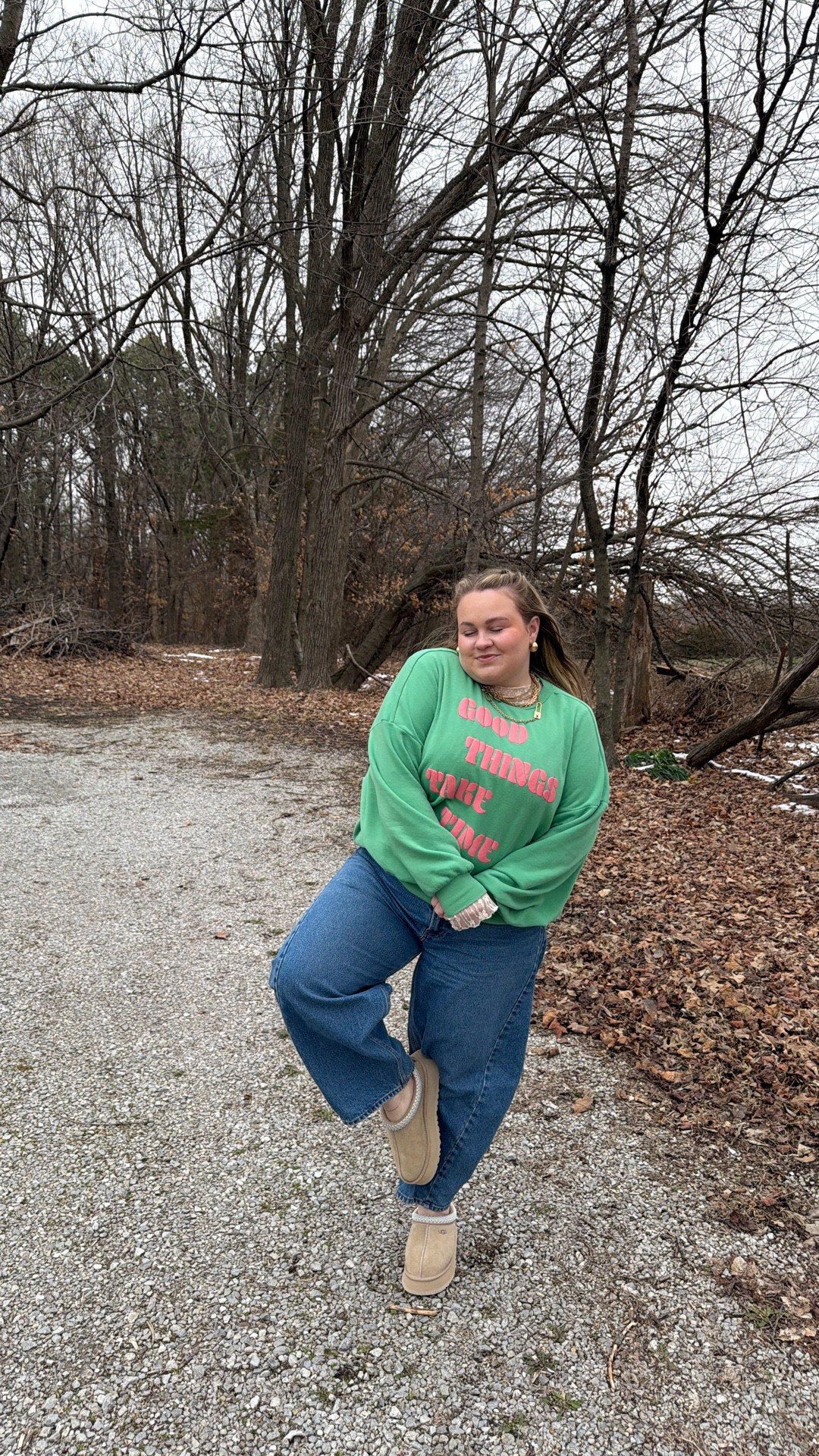 A chilly St. Patrick’s Day here in Missouri! I’m trying to get into accessorizing and going more all out on my every day outfits so here’s the attempt at that and honestly I’m very happy with how it turned out ✨

#LTKMidsize #LTKootd