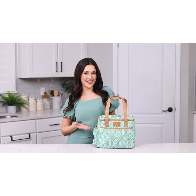 Fit & Fresh Mapleton Lunch Bag for Women, Lunch Cooler Tote, Reusable Insulated Lunch Bag, Art De... | Walmart (US)