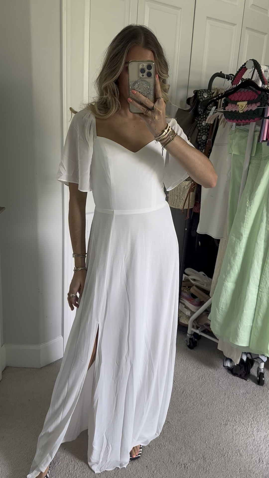 Code is SLOANEBB15. totally dress obsessed just let the multiple clothing racks in the back prove it these are all under $100 and from Baltic born a favorite around here 🤗 I’m 5’4 for reference with size 25 waist. 

#balticbornclothing #balticborndress #weddingguestdress #weddingguestdresses #maxidress @B A L T I C B Ø R n 

#LTKWedding #LTKSaleAlert #LTKFindsUnder100