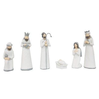 Nativity Figurine Set White/Gray - Wondershop™ | Target
