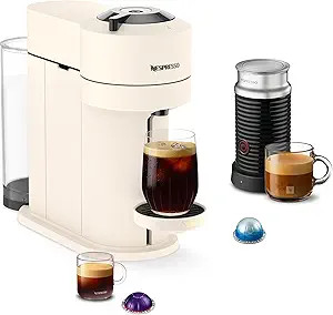 Nespresso Vertuo Next Premium Coffee and Espresso Maker by Breville with Aeroccino Milk Frother, ... | Amazon (US)