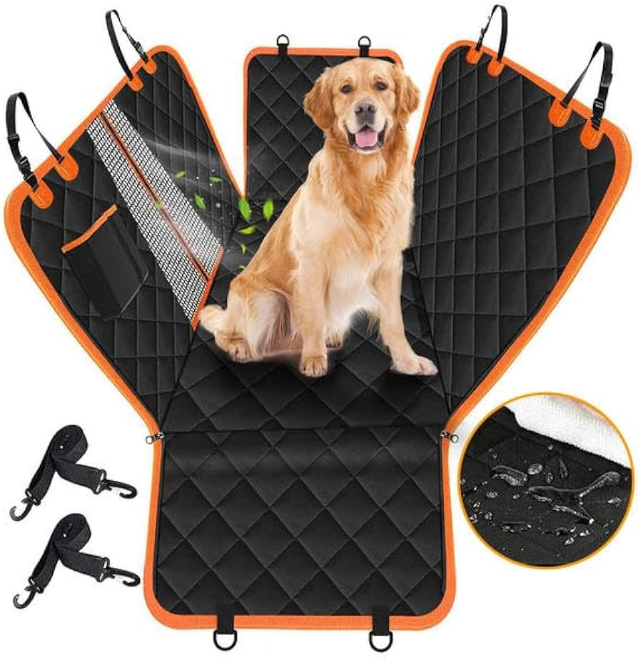 Dog Car Seat Cover, 600D Heavy Durable Dog Seat Cover for Back Seat, 100% Waterproof Scratch Proo... | Amazon (US)
