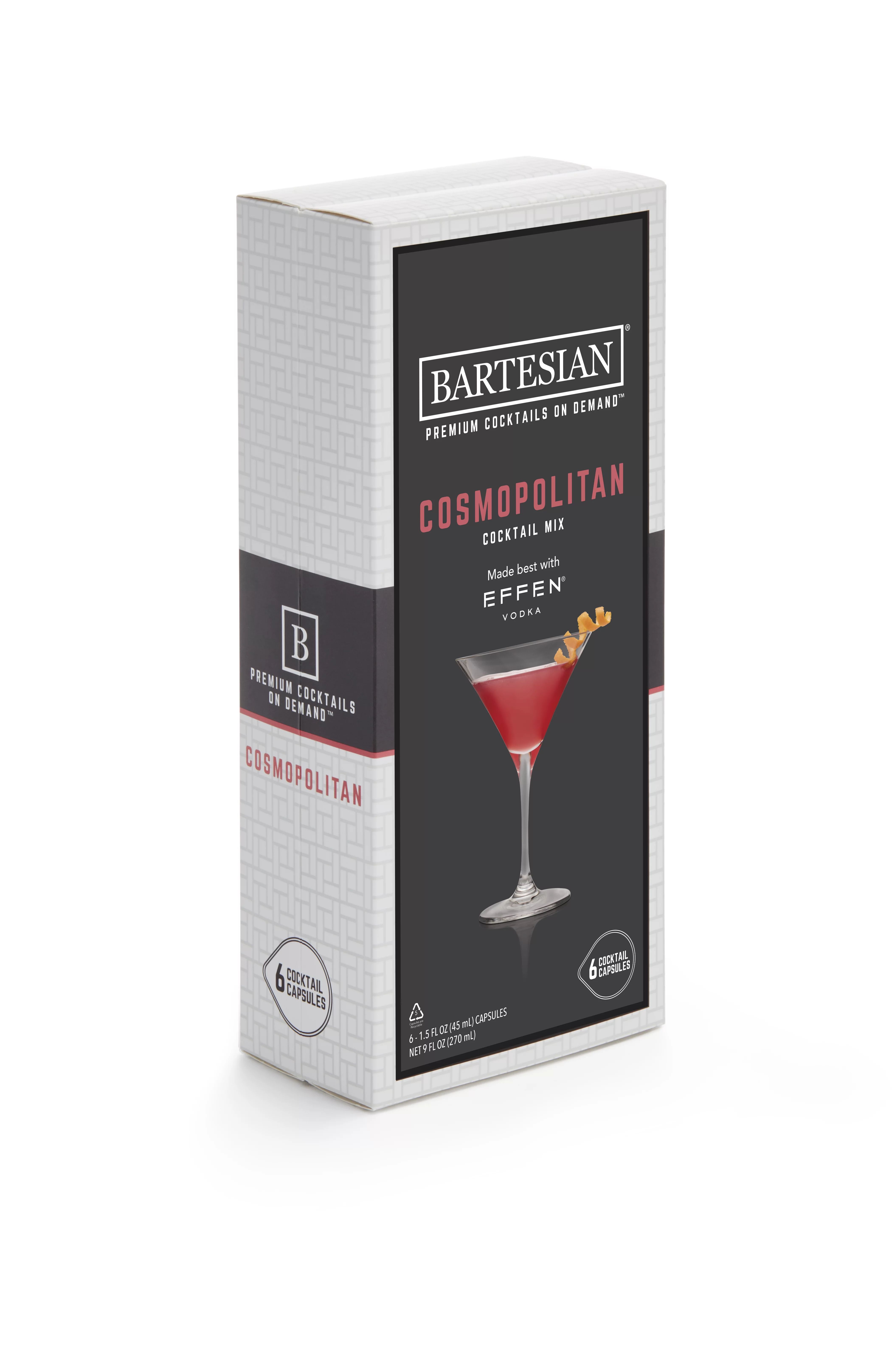 Bartesian Cosmopolitan Cocktail Drink Mixes Capsules, Variety Pack of 6 - 1.5 OZ Cocktail Capsule... | Walmart (US)