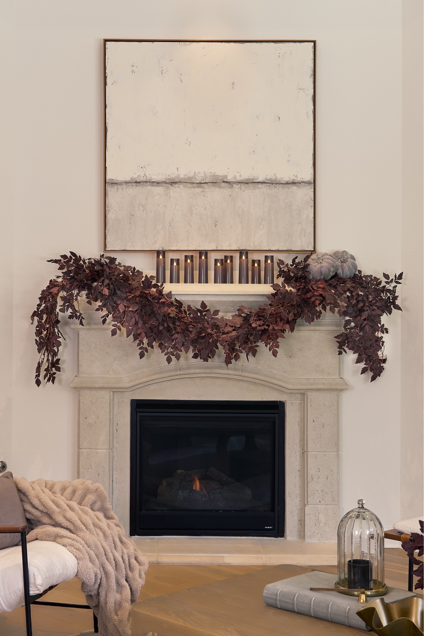 Instant. Moody. Fall…and Halloween Ready 🖤

Give your space an instant shift into fall and Halloween with rich, moody, and dramatic tones using these @Wayfair finds. Think deep plums, flickering candlelight, and the start of pumpkin season.

Everything is linked here to recreate this exact look. The garland is perfect for layering and I also styled it with stems for extra volume across the mantel. The candles give the most beautiful glow and are remote operated.
 Save this for your fall + Halloween inspo ✔️

#AD #wayfairpartner #wayfair #halloween #fallhome #pumpkinseason #falldecor #fallinspo #moodyfall

#LTKHome #LTKSeasonal #LTKHome