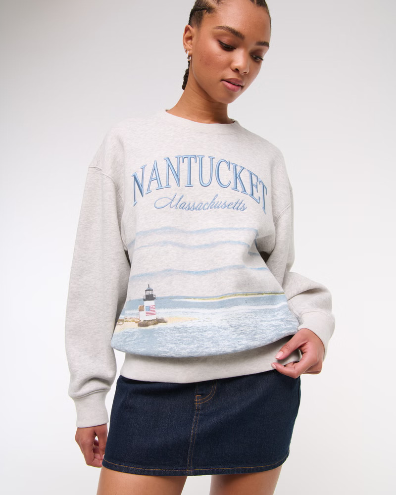 East Coast Vintage Sunday Crew | Abercrombie & Fitch (US)