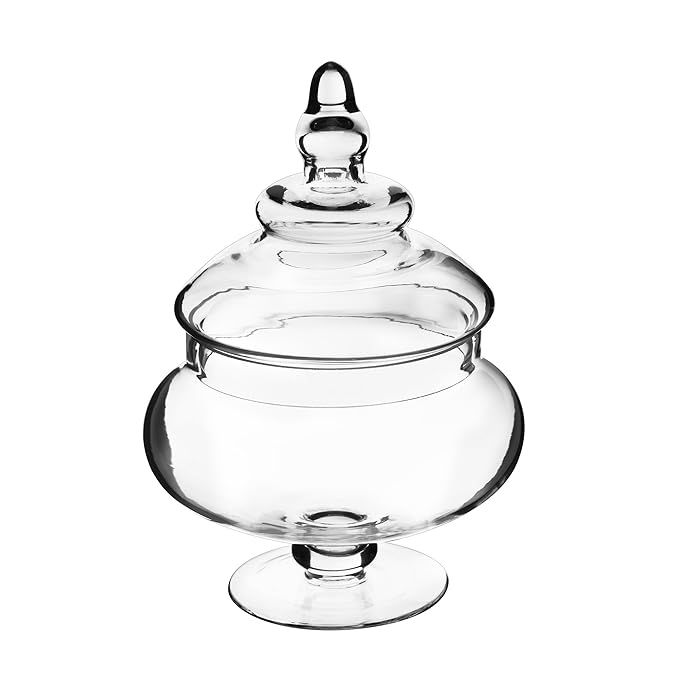 CYS EXCEL Apothecary Candy Buffet Display, Elegant Storage Jar Pack of 1 (Height: 10“ Body: 7”) | Amazon (US)
