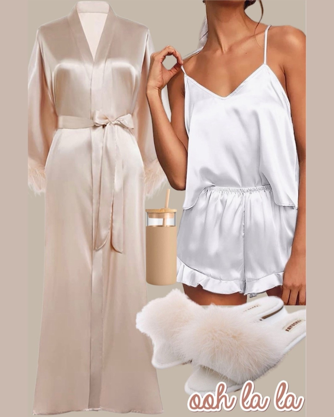 Affordable bridal shower gifts for the honeymoon and beyond. 

#amazon #bridalaccessories #bridalrobe #slippers #bridallingerie

#LTKWedding #LTKSeasonal